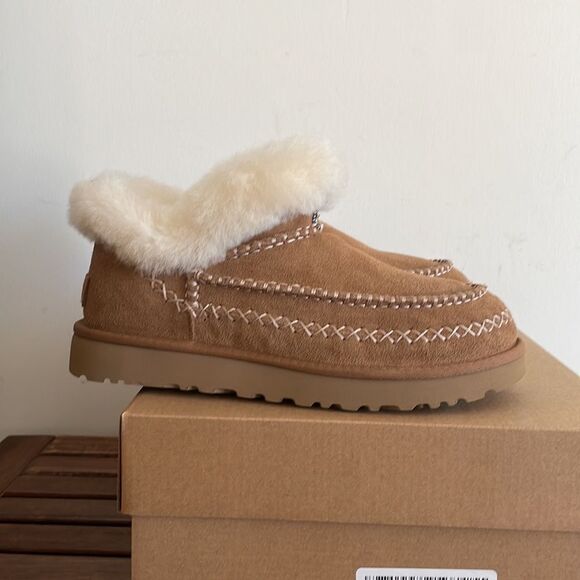 UGG Classic Ultra Mini Alpine Booties Chestnut USA Women Size 7/UK 5/EU 38 - Picture 10 of 16